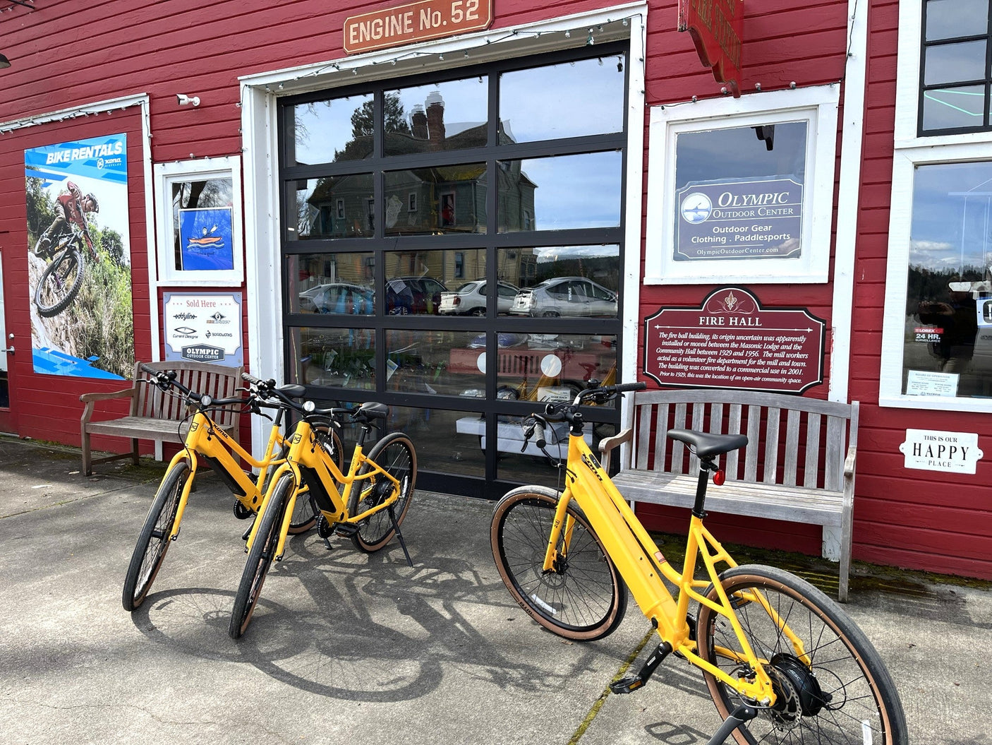 Bike Packing Rental Olympic National Park San Juan Islands E-Bike Bike - Port Gamble