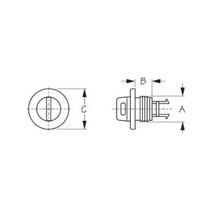 Sea-Lect Press Fit Drain Plug Kit