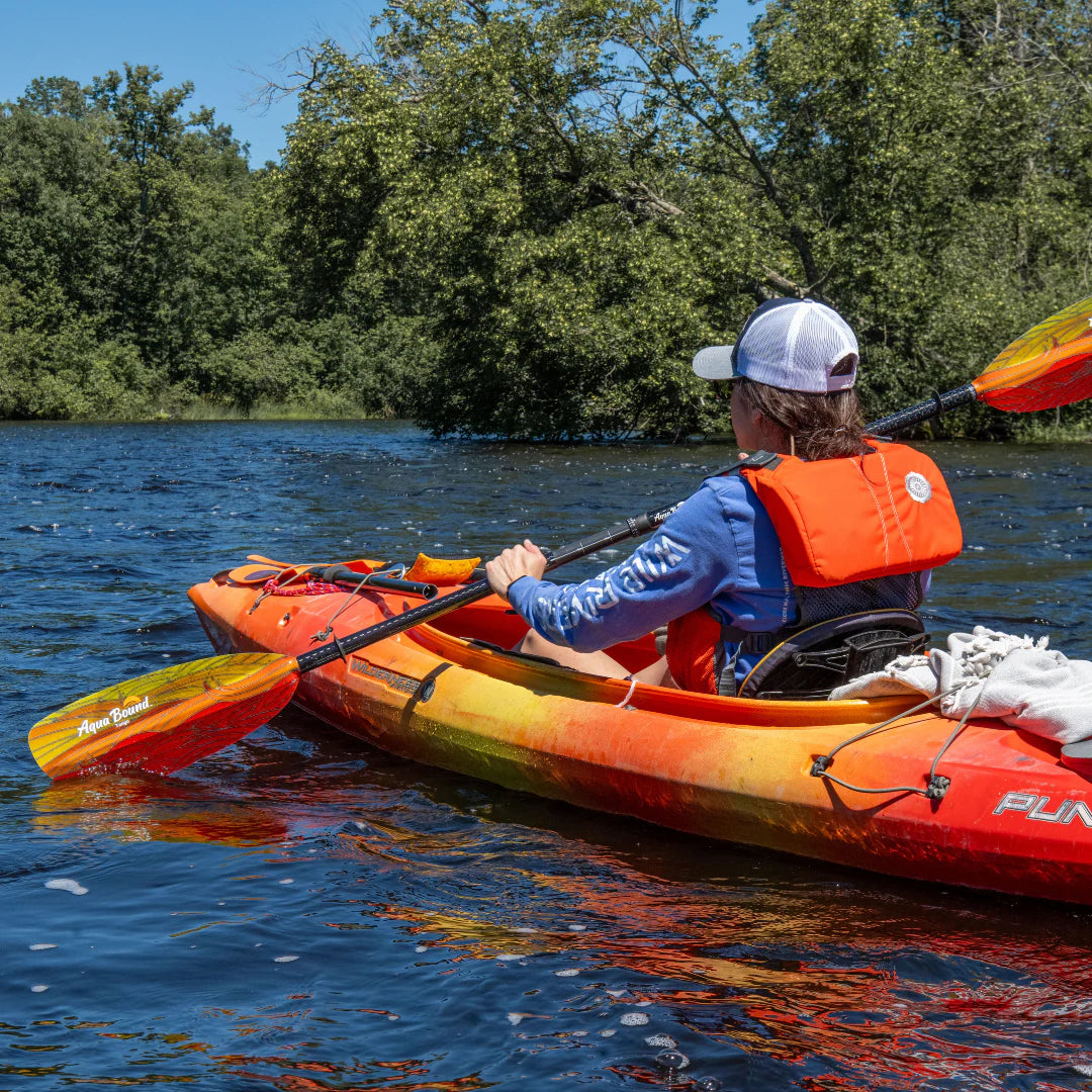 Aqua Bound Tango Fiberglass Straight Shaft Versa-Lok Adjustable Two-Piece Kayak Paddle