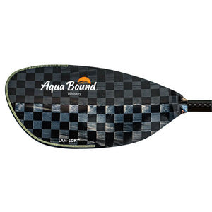 Aqua Bound Whiskey Lam-Lok Carbon Bent Shaft Posi-Lok Two-Piece Kayak Paddle