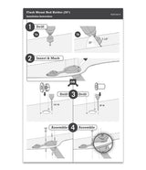 Sea-Lect 30° Flush Mount Rod Holder Kit