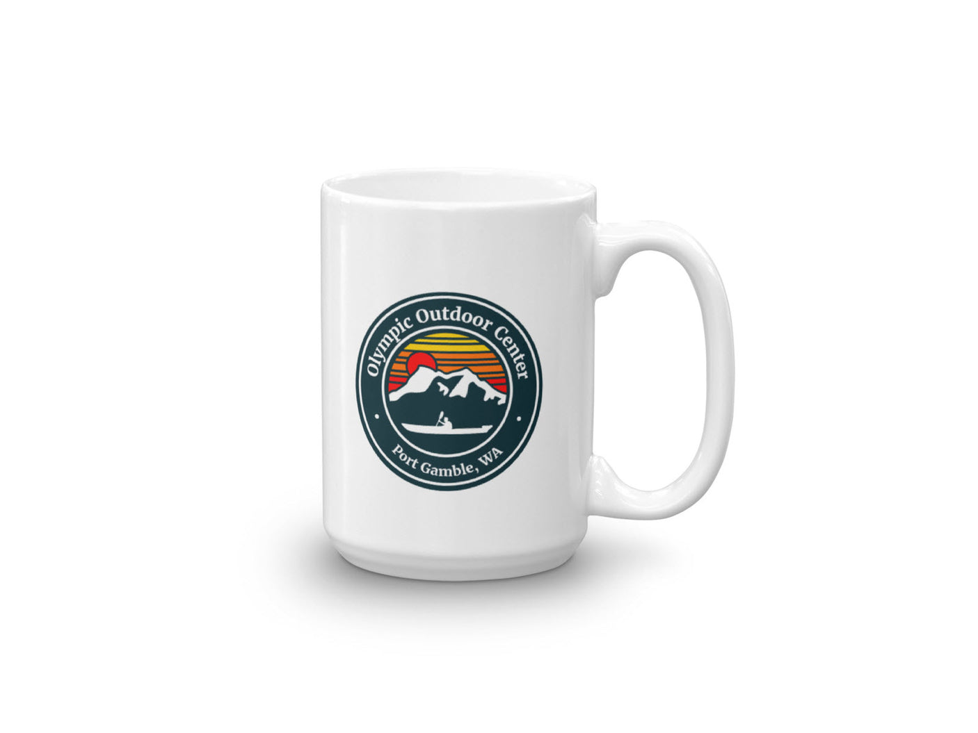 Olympic Outdoor Sunset Logo Ceramic Mug - 15 oz