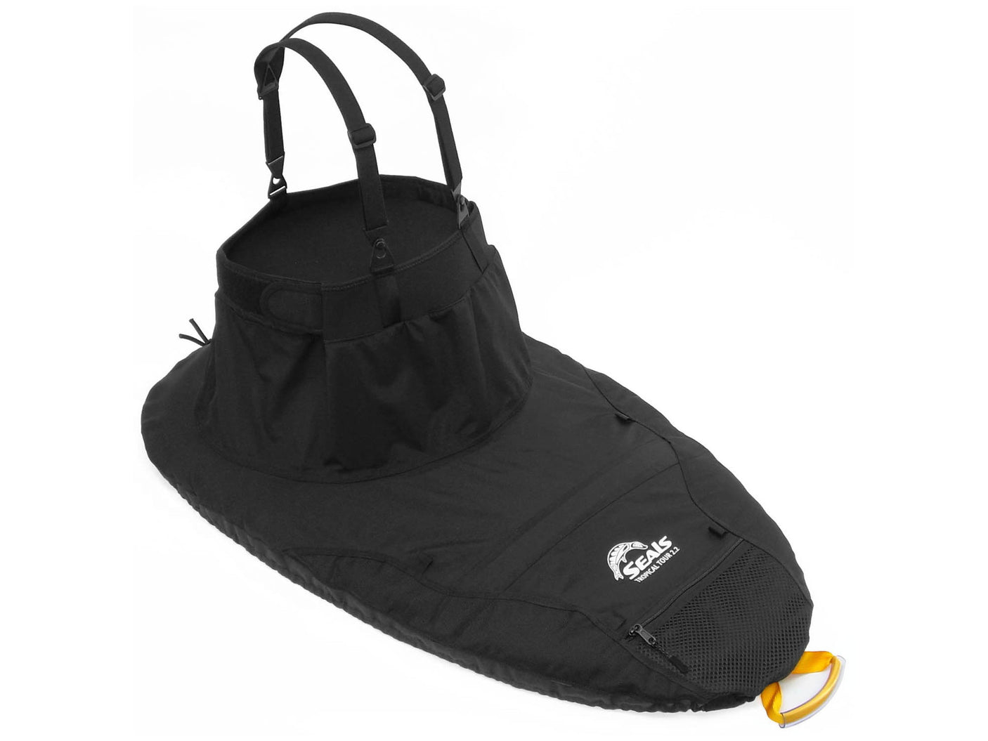 Seals Tropical Tour Kayak Spray Skirt in Black