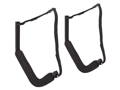 Suspenz EZ Rack Canoe & Kayak Cradles in Marine Grade Black Fini